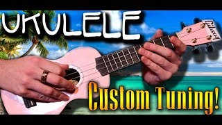 Online Ukulele Tuner  CUSTOM UKULELE Tuning  G  B  E  A [upl. by Redan]