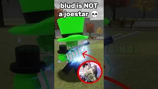 That has to be a jojo reference 💀 roblox tsbg robloxmemes tsb memes kj kjarena [upl. by Portie]