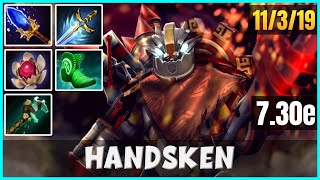 Handsken Clockwerk Patche 730e  Dota 2 Full Match Gameplay [upl. by Keegan]