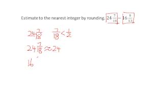 Estimate to the Nearest Integer by Rounding [upl. by Arreic898]