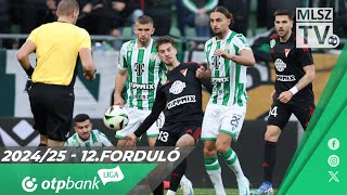 Ferencvárosi TC  DVSC  22  00  OTP Bank Liga  12 forduló  MLSZTV [upl. by Epp501]