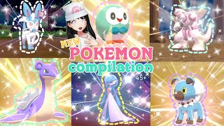 💫2021 POKEMON SHINY REACTION MASSIVE COMPILATION Pokemon Sword Shining Pearl 💫 [upl. by Einehpets446]