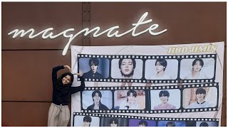 Met Jimins Dad at Magnate 😭💜  Magnate Cafe tour  BTS ARMY 💜  Indian 🇮🇳  South Korea 🇰🇷  Busan [upl. by Dorise]