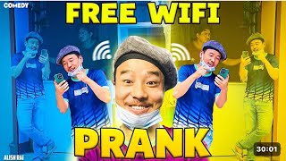 Free wifi prank by alish rai new parank video [upl. by Ridgley]