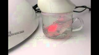 home use cavitation reviewsCavi EVO tinfoil testcavitation effect test [upl. by Notnil799]