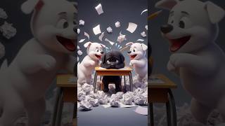 Dont judge a book by its cover ai cartoon dogs doglover animation aidog aiart shorts [upl. by Bertina693]