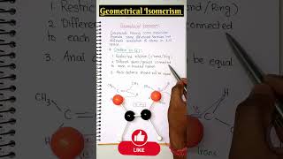 ❌ Geometrical Isomerism concept in 6️⃣0️⃣ sec 🔥🔥🔥shorts neet jeemains iitjee boardexam [upl. by Jonathon]