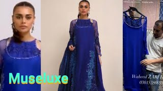 Museluxe new design handmade work chiffon and silk fabric designer dresses muse of dupes [upl. by Aikemal]