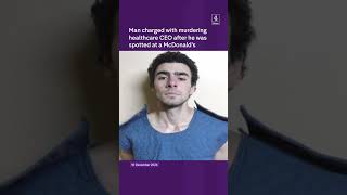 Man charged with US healthcare CEO murder [upl. by Eidualc878]