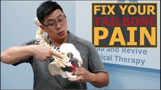 Tailbone Pain The Best Exercise To FIX It  Coccyx Heel Press [upl. by Heer]