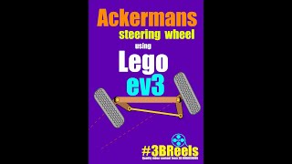 Ackerman steering wheel using Lego mindstorms ev3 kit [upl. by Birgitta]