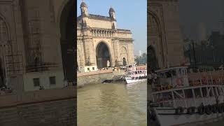 City of dreams MUMBAI gateway and Hotel Taj majestic view from jetty😍😍😍 [upl. by Milford]