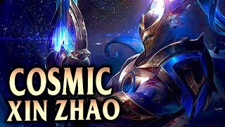 New Cosmic Defender Xin Zhao Skin Flawless Jungle Xin Zhao  League of Legends S8 [upl. by Sedrul412]