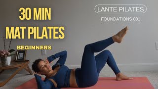 30Minute Beginner Pilates Core Strength Workout No Equipment Needed [upl. by Woodruff417]