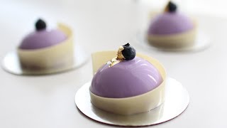 How to make Blueberry Mousse Cake 블루베리 무스 레시피  Sunday Baking [upl. by Diantha]