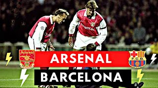 Arsenal vs Barcelona 24 All Goals amp Highlights  1999 UEFA Champions League [upl. by Kerad]