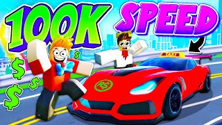 Spending 100000 to get the CRAZIEST car in Taxi Boss Roblox [upl. by Yerok]