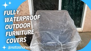 Fully waterproof amp windproof outdoor furniture covers from Amazon [upl. by Liddle]