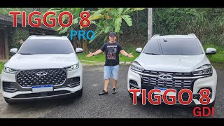 Comparativo Tiggo 8 PRO VS Tiggo 8 [upl. by Meirrak]