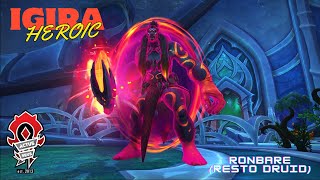 IGIRA HEROIC Amirdrassil Raid 102  Ronbare H Resto Druid POV Top Heal with wclogs [upl. by Costanza]