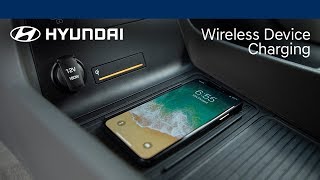 How To Use Wireless Device Charging  Hyundai [upl. by Hermosa]