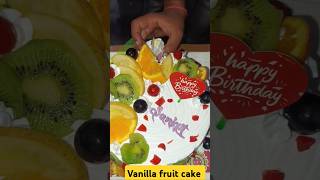 Fresh Fruit Cake Decoration How To Make Birthday Fruit Cake At Home Eggless Fruit Cake Recipe [upl. by Erina38]