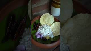 Kerala Style Pappadam Chammanthi  Traditional Pappad Chutney food villagecookingkerala [upl. by Masterson72]