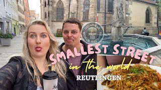 Reutlingen vlog  Smallest street in the world reiseblogger urlaub travelvlog [upl. by Adianez83]