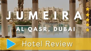 Jumeirah Al Qasr Dubai Hotel Review Experience the Ultimate in Luxury Hospitality [upl. by Isa]