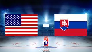 USA  Slovensko 45 PP  Mistrovství Světa V Hokeji HIGHLIGHTSUSA  Slovakia 45 OT HIGHLIGHTS [upl. by Dikmen188]