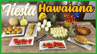 FIESTA HAWAIANA  ARMA TU MESA TEMÁTICA [upl. by Libbey541]