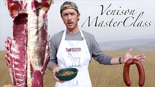 Venison Butchering amp Cooking Masterclass with 5 Star Chef [upl. by Novrej139]