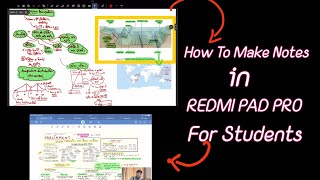 How to make notes in redmi pad pro redmipadpro notesmaking redmipadpro5g [upl. by Yderf]