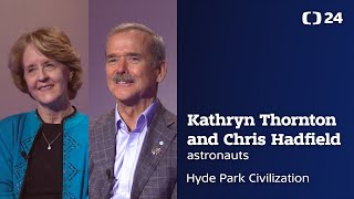 Kathryn Thornton and Chris Hadfield astronauts [upl. by Adolf]