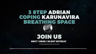 3 Step Coping Breathing Space  Led by A Karunavira [upl. by Olimpia]