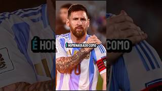 Messi Revela quotO Fim Está Próximoquot Após Ser Homenageado 🥺 messi shorts [upl. by Watters]