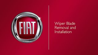 Wiper Blade Removal and Installation  How To  2021 Fiat 500x [upl. by Saref]