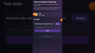 Tap swap Crypto Tax Benefits in Hong Kong code [upl. by Ynahpit]