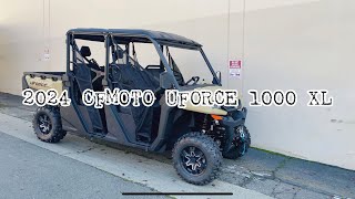 2024 CFMOTO UForce 1000 XL WalkAround  Things to Know cfmoto [upl. by Wynne566]