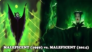 Sleeping Beauty 1959 vs Maleficent 2014 similarities [upl. by Tiraj]