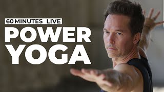 Power Yoga 1 Hour Class Strengthen Your Core amp Boost Endurance [upl. by Cal]