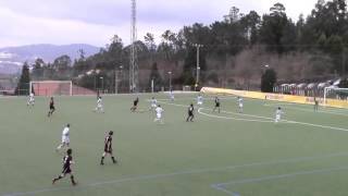 CELTA DE VIGO B 3 1 OURENSE CF CADETES LIGA GALLEGA 2015 2016 [upl. by Vivian214]