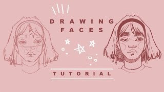 How I Draw Faces  Drawing Tutorial [upl. by Zed]