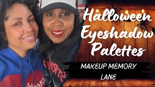 Halloween Eyeshadow Palettes Collection Makeup Memory Lane [upl. by Sneve324]