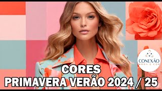 Cores Primavera Verão 2024  25  Conexão Moda e Cor [upl. by Etterb]