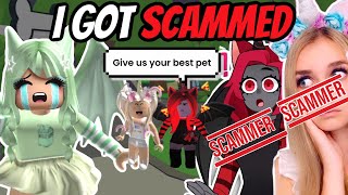 I got scammed by Moody and I am Sanna in Adopt me 🤯  Adopt me [upl. by Beore747]