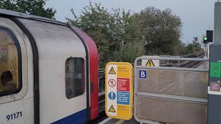 1992 Stock departs Greenford Awesome motor sound  London Underground Central Line [upl. by Alrep]