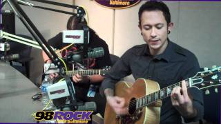 Trivium quotBuilt To Fallquot Live amp acoustic on 98Rock Baltimore [upl. by Irahcaz]