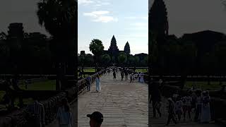 Angkor wat automobile travel shortvideo nature [upl. by Ardnosak32]