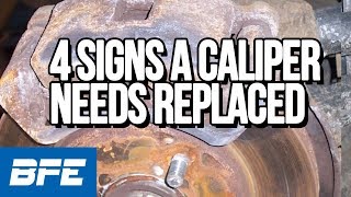 4 signs a caliper needs replaced  4 Tips [upl. by Lesiram]